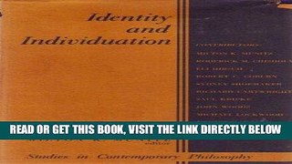 [FREE] EBOOK Identity and Individuation ONLINE COLLECTION