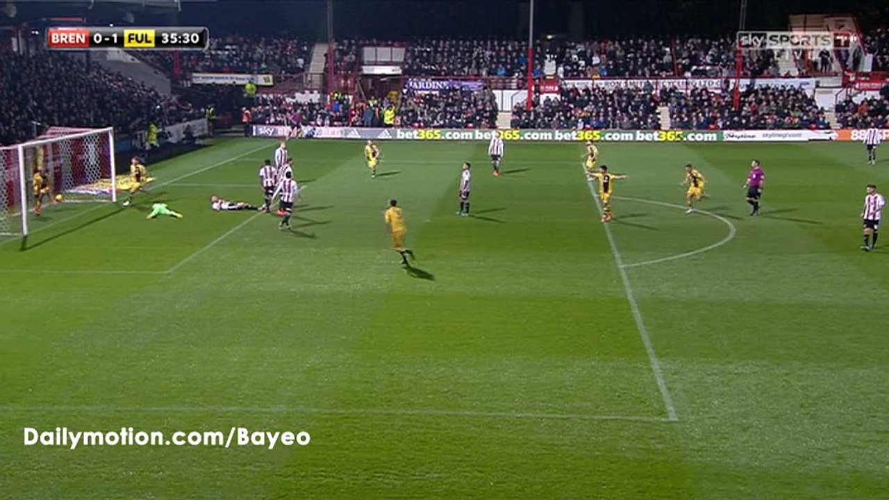 Sone Aluko Goal HD - Brentford 0-1 Fulham - 04-11-2016 Championship