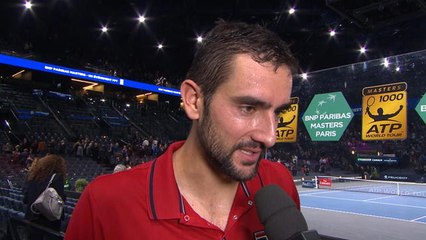 Après le match Djokovic/Cilic - Interview de Cilic