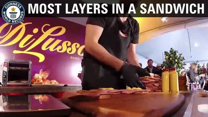 Record Of Most Layers In Sandwich