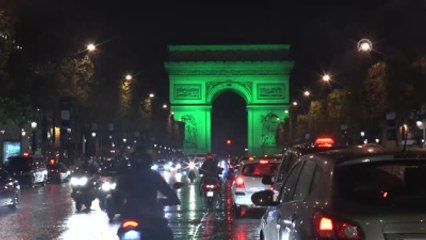 Paris Yeşile Büründü