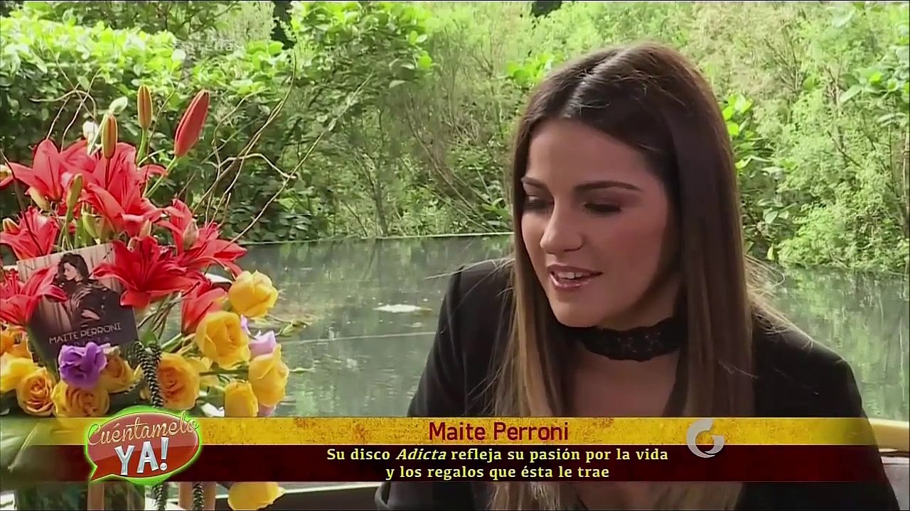 Maite Perroni habla de su musica