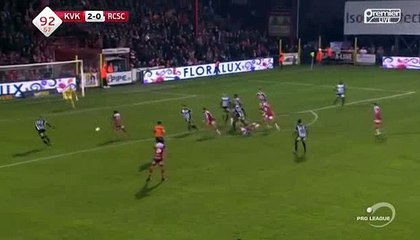 David Pollet Goal HD - Kortrijk 2 - 1	 Charleroi 04.11.2016