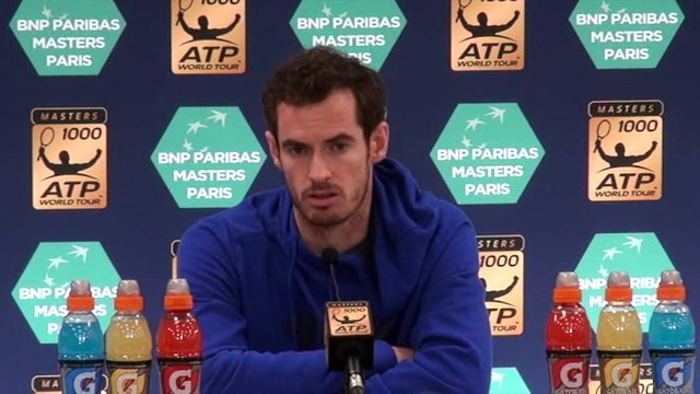 ATP - BNPPM 2016 - Andy Murray : J'étais un peu nerveux en début de match à cause de la défaite de Novak Djokovic