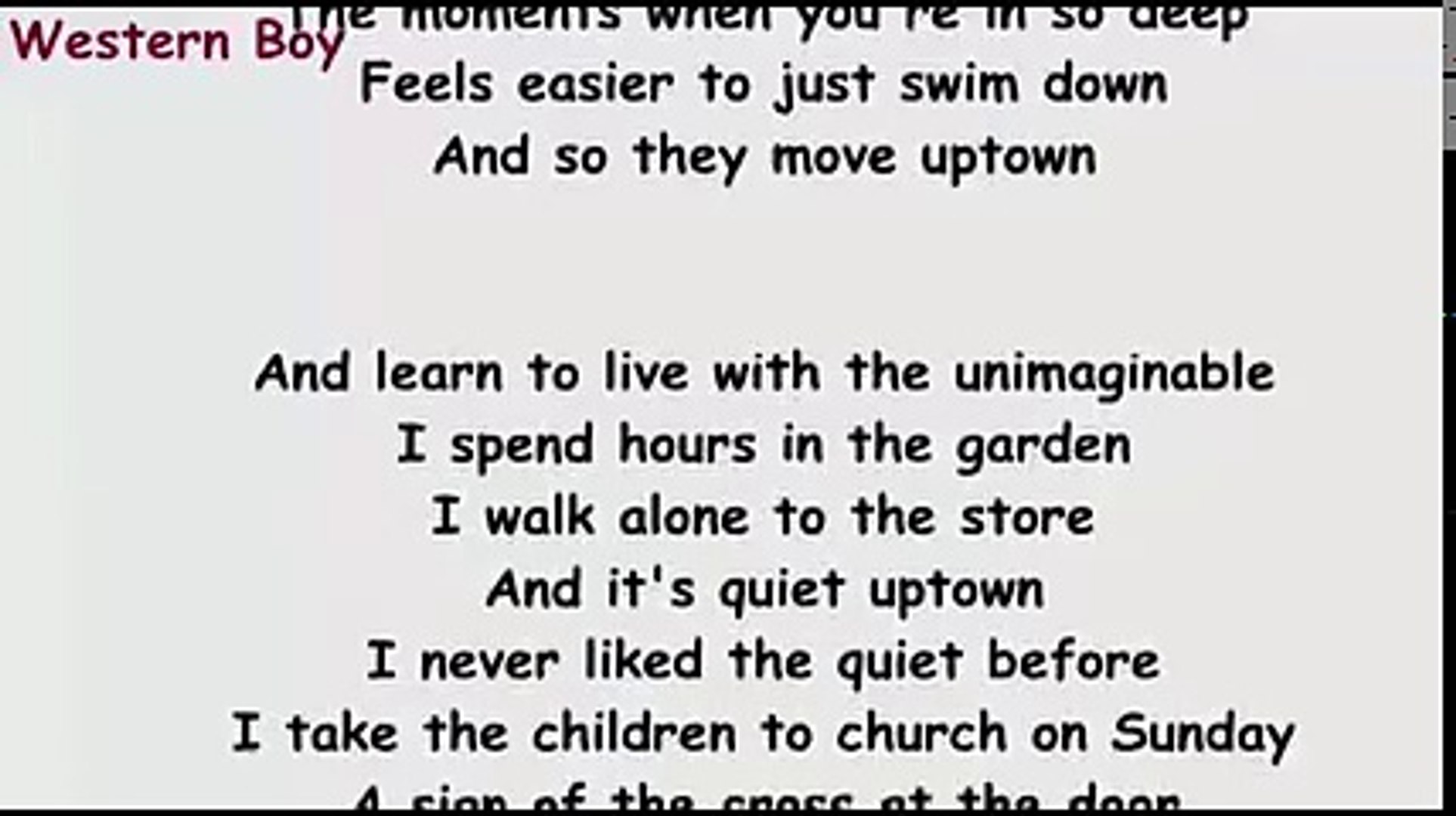 Kelly Clarkson - It's Quiet Uptown (Lyrics) - video Dailymotion
