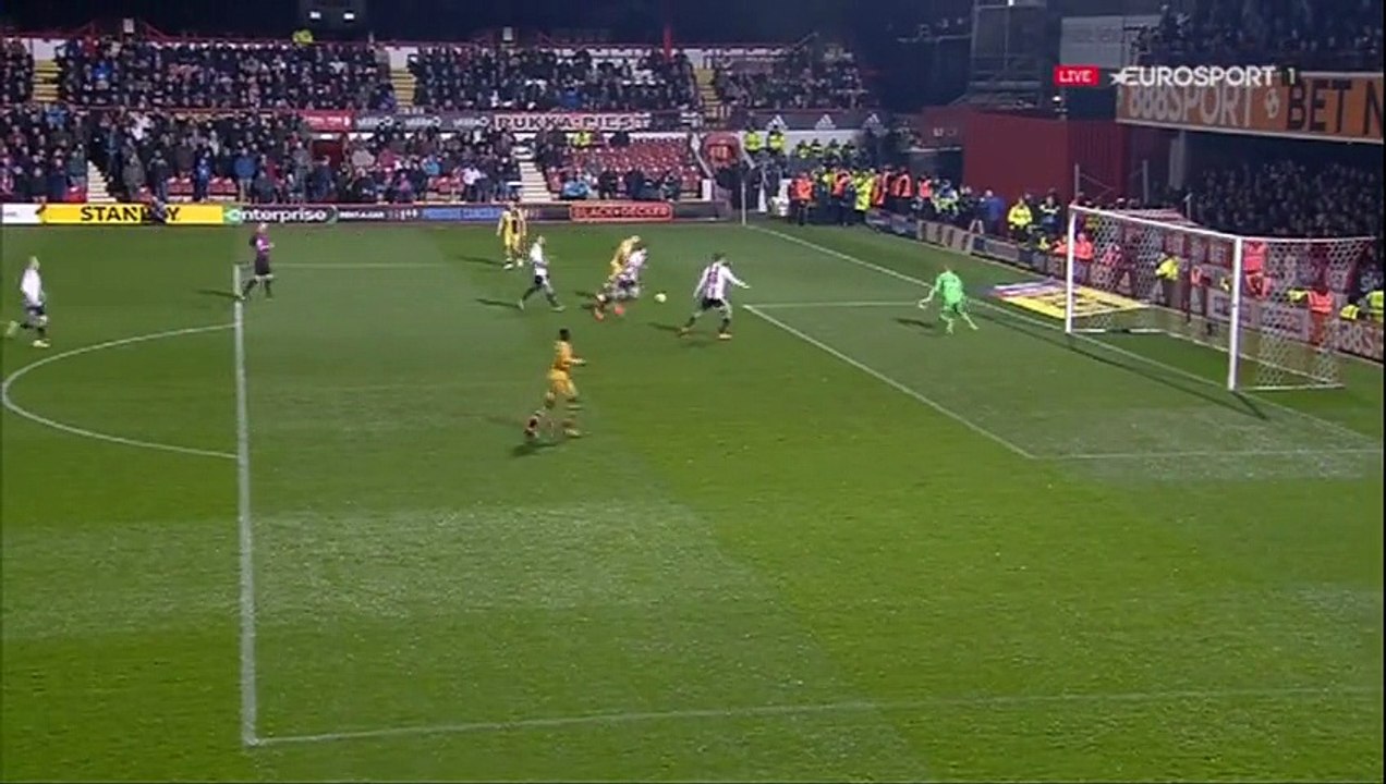 0-2 Tom Cairney Goal - Brentford FC 0-2 Fulham FC
