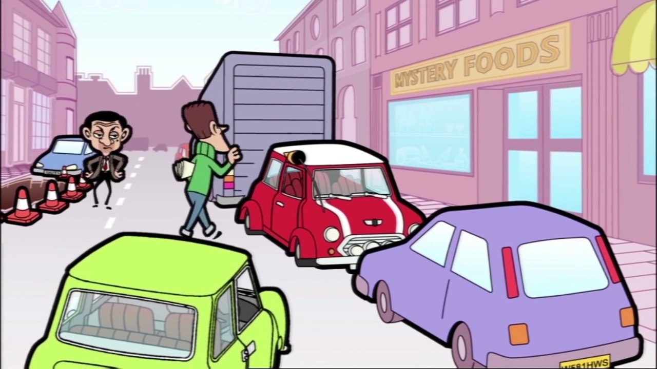 Mr Bean - Parking at the cinema