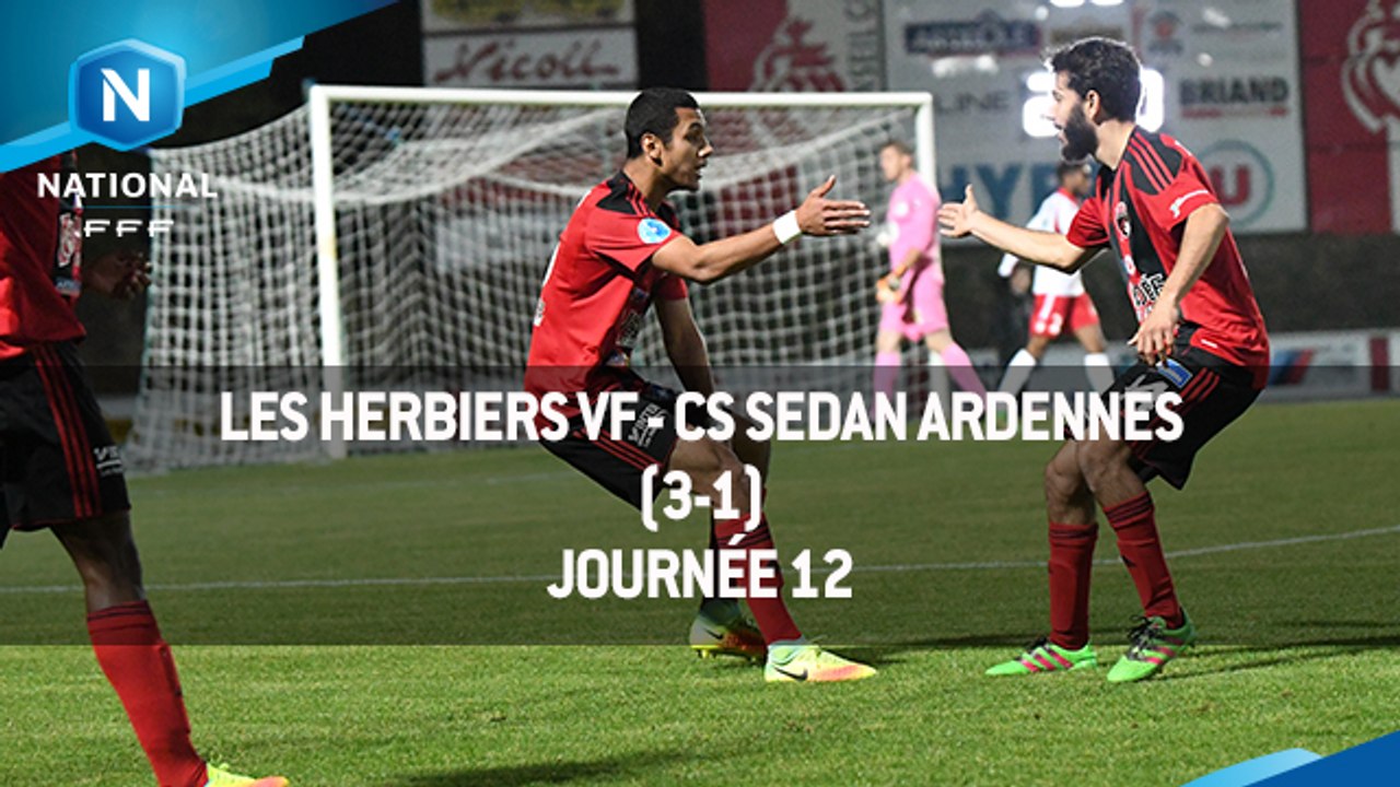J12 : Les Herbiers VF - CS Sedan Ardennes (3-1), le resumé