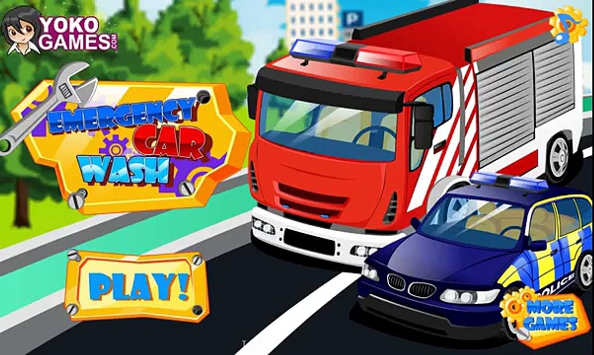 Emergency Car Wash , Cartoon for kids, kids games, Best Video.