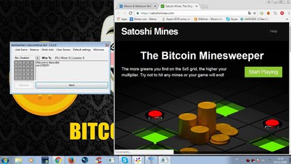 Bot Satoshi Mines 1.2 50k Em 2 Minutos!!!!! + Provas!!!!!!!!!!
