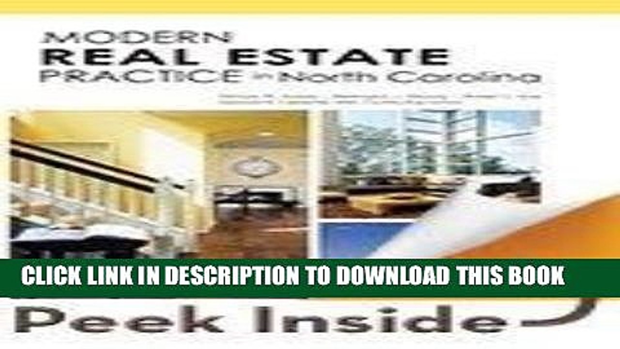 [PDF] Modern Real Estate Practice in North Carolina Full Collection