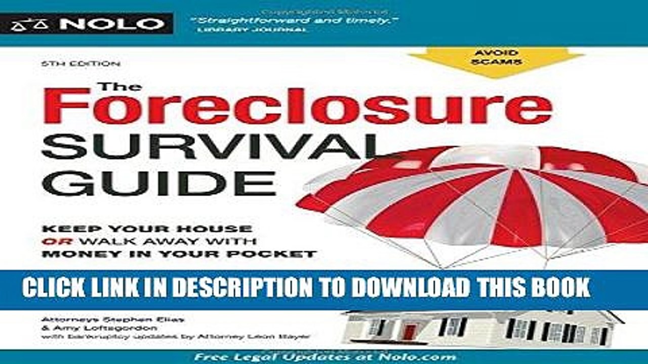 [PDF] Foreclosure Survival Guide, The: Keep Your House or Walk Away With Money in Your Pocket Full