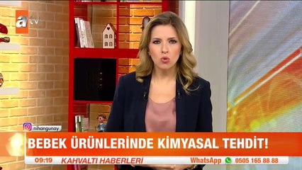 Bebek ürünlerinin içeriğine dikkat! - atv kahvaltı Haberleri