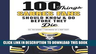 [READ] EBOOK 100 Things Sabres Fans Should Know   Do Before They Die (100 Things...Fans Should