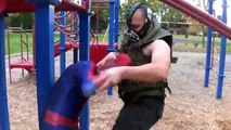 Spiderman vs Bane In Real Life part3