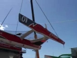 Mise en chantier du trimaran Brossard