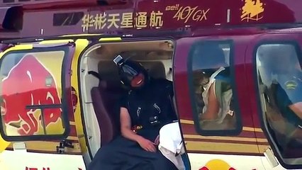 Thrillseeker Showing Stunt During Wingsuit Jumping