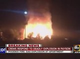 Firefighters battle massive blaze in Payson
