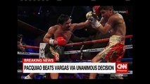 Pacquiao dethrones Vargas, claims third WBO welterweight title