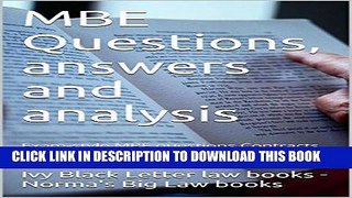 Best Seller MBE Questions, answers and analysis Ogidi Law Books (Author), Value Bar Prep books