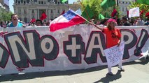 Violentas protestas en Chile contra sistema de pensiones