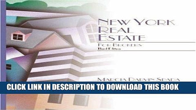[DOWNLOAD] PDF New York Real Estate for Brokers New BEST SELLER