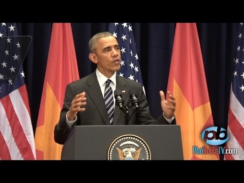 Tổng thống Obama nói chuyện tại Hà Nội về quan hệ Việt Mỹ