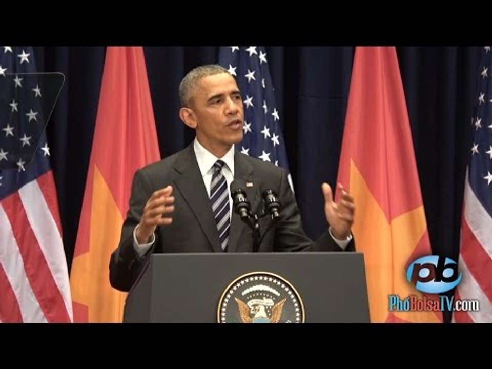 Tổng thống Obama nói chuyện tại Hà Nội về quan hệ Việt Mỹ