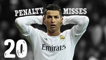 Cristiano Ronaldo ● All 20 Penalty Misses in Career ● 2006-2016 | [Công Tánh Football]