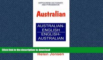 READ PDF Australian-English/English-Australian Phrasebook: Dictionary and Phrasebook (Hippocrene