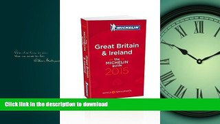 FAVORITE BOOK  MICHELIN Guide Great Britain   Ireland 2015 (Michelin Red Guide Great Britain