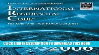 [FREE] EBOOK International Residential Code for One- and Two-Family Dwellings 2006 ONLINE COLLECTION