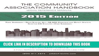 [FREE] EBOOK The Community Association Handbook: A Legal Reference Manual BEST COLLECTION