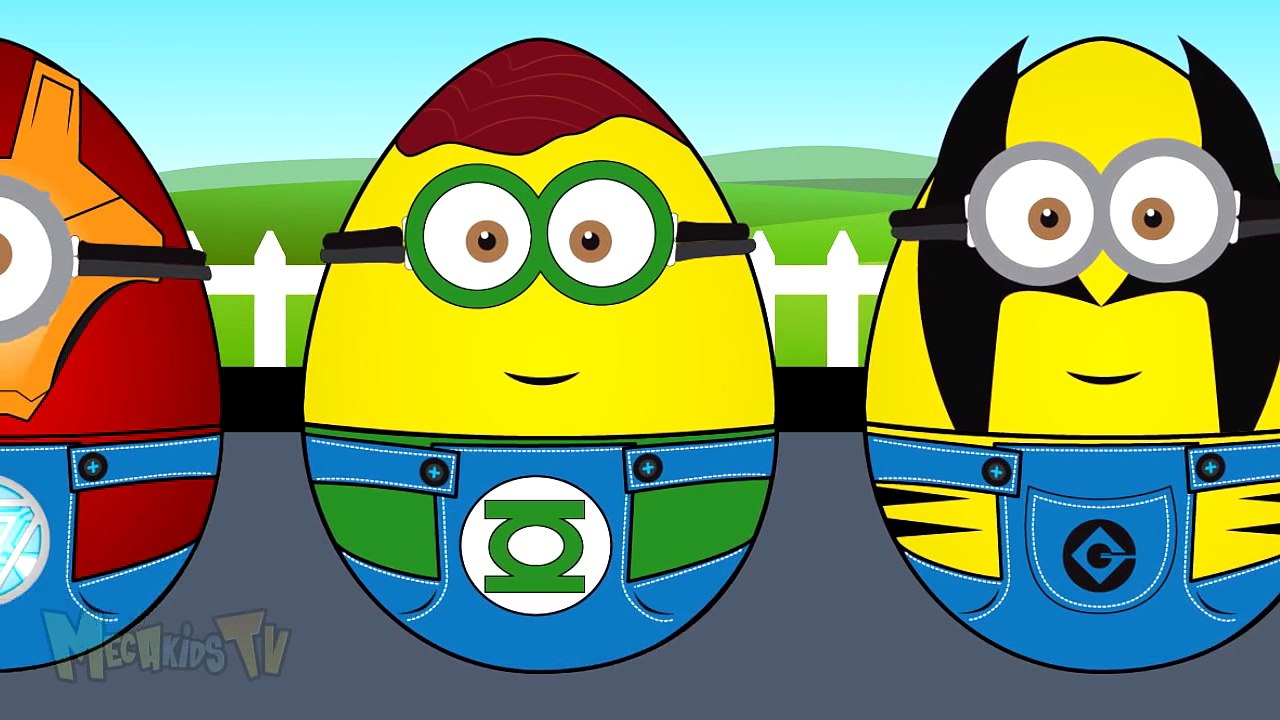 Toys Surprise Eggs For Kids - Taxi And Police Monster Trucks part1