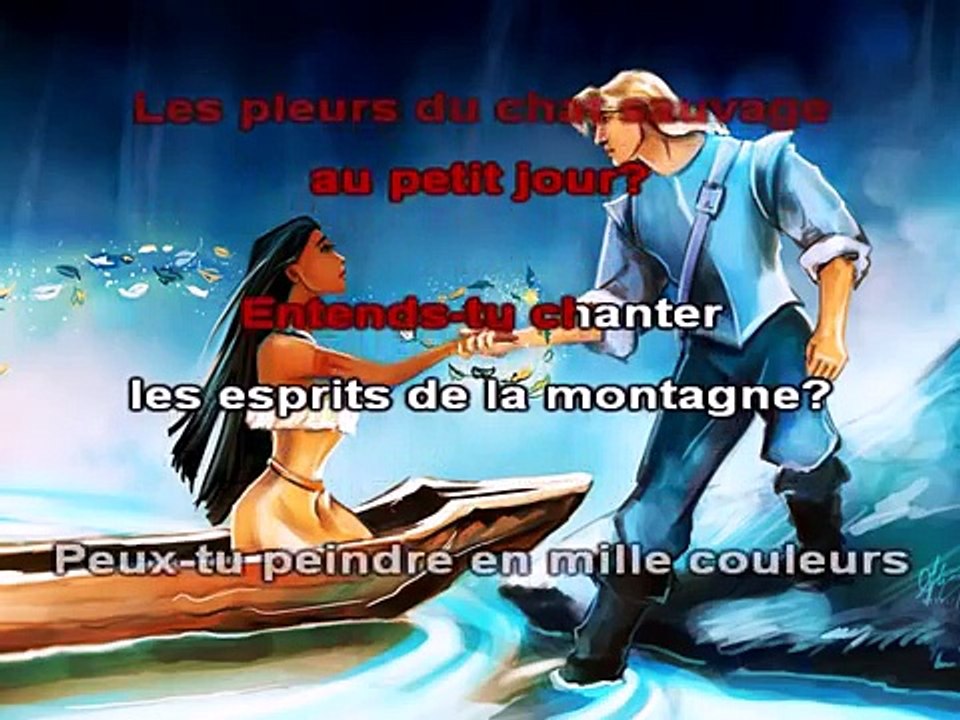Pocahontas - Lair du vent [karaoké]