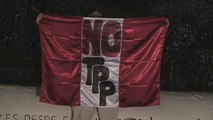 Marchan contra TPP en Lima para que Congreso peruano no ratifique el acuerdo