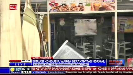 Mini Market yang Dijarah di Penjaringan Diberi Garis Polisi