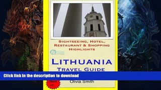 FAVORITE BOOK  Lithuania Travel Guide: Sightseeing, Hotel, Restaurant   Shopping Highlights FULL