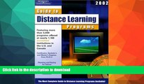 FAVORITE BOOK  Distance Learning Programs 2002 (Peterson s Guide to Distance Learning Programs,
