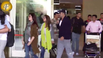 AKSHAY KUMAR SPOTTED WITH FAMILY AT MUMBAI AIRPORT