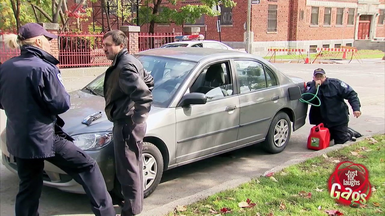 Cops Steal Gas Prank