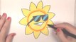 how to draw_ a sunflower! for kids art, very easy step by step drawing! for kids drawing