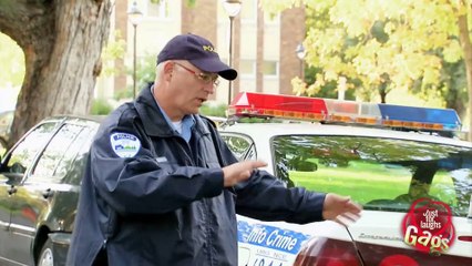 Cop Gets A Clipboard Up The Butt
