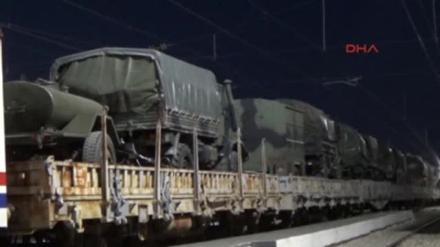 Gaziantep Ankara'dan Suriye Sınırına Askeri Sevkiyat