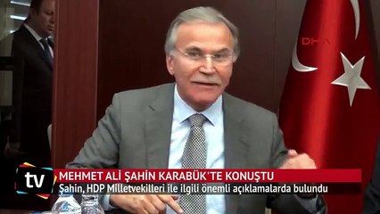 Mehmet Ali Şahin Karabük'te konuştu