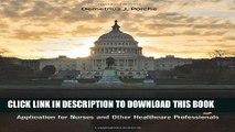 [PDF] Health Policy: Application for Nurses and Other Health Care Professionals Full Online