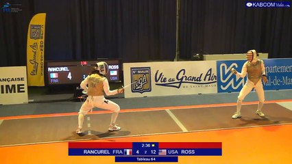 CdM FD St Maur - T64 RANCUREL (FRA) vs ROSS (USA)