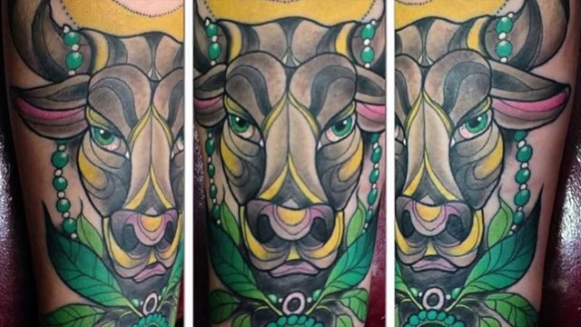 Modèles tatouage signe du taureau