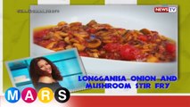 Mars Masarap: Longganisa Onion and Mushroom Stir Fry by Diva Montelaba