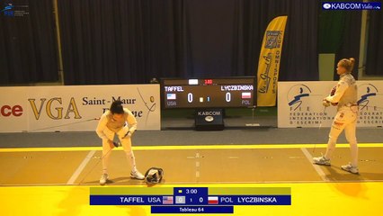 CdM FD St Maur - T64 TAFFEL (USA) vs LYCZBINSKA (POL)